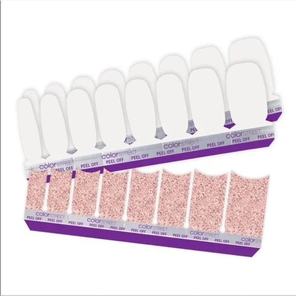 *Retired, HTF* Color Street: Tokyo Twinkle | French Rose Gold Metallic Pink - Picture 11 of 11